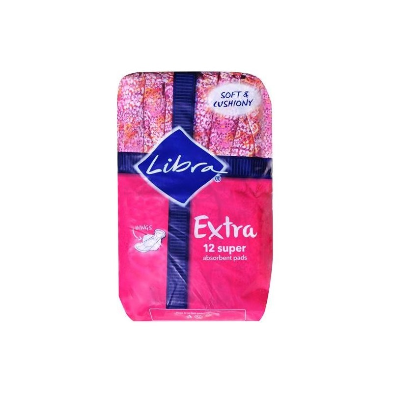 LIBRA PADS EXTRA WING SUPER12S LIBRA PADS EXTRA WING SUPER12S