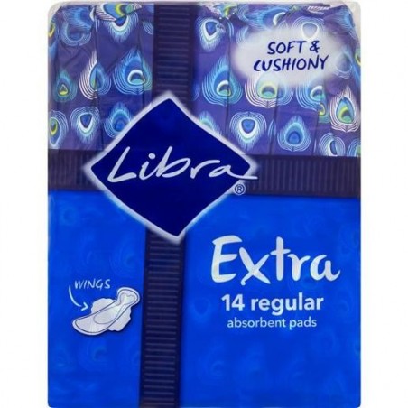 LIBRA PADS EXTRA WING REG 14S