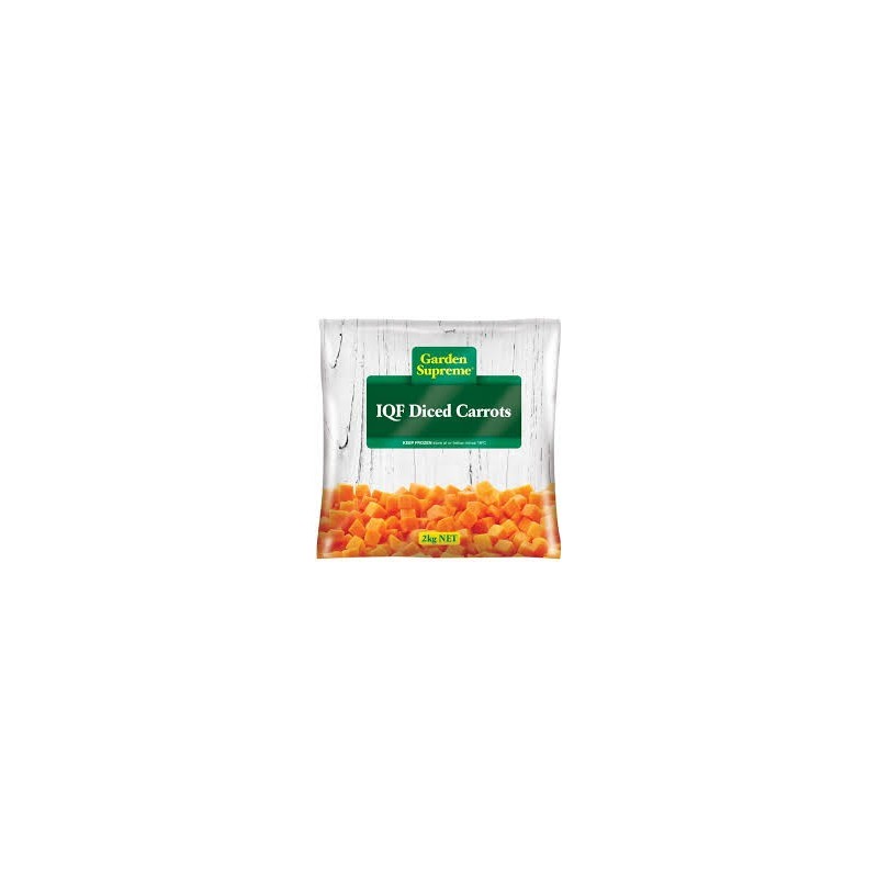DICED CARROT IQF 2KG DICED CARROT IQF 2KG