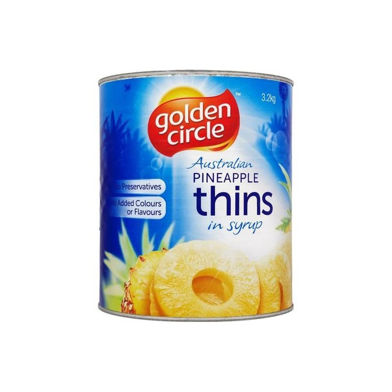 SLICED PINEAPPLE THINS 3.2KG SLICED PINEAPPLE THINS 3.2KG