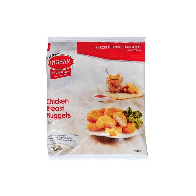 CHICKEN NUGGETS COOKED AND CRUMBED 1KG CHICKEN NUGGETS COOKED AND CRUMBED 1KG