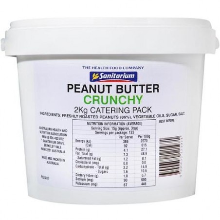 PEANUT BUTTER CRUNCHY 2KG