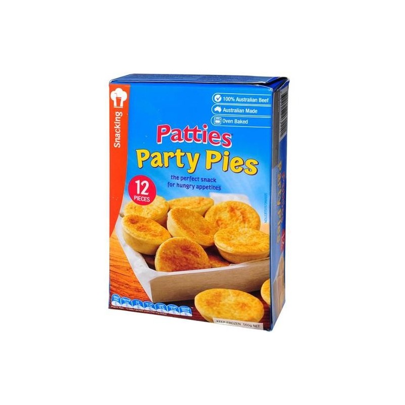 PIES PARTY 12 PACK 560GM PIES PARTY 12 PACK 560GM