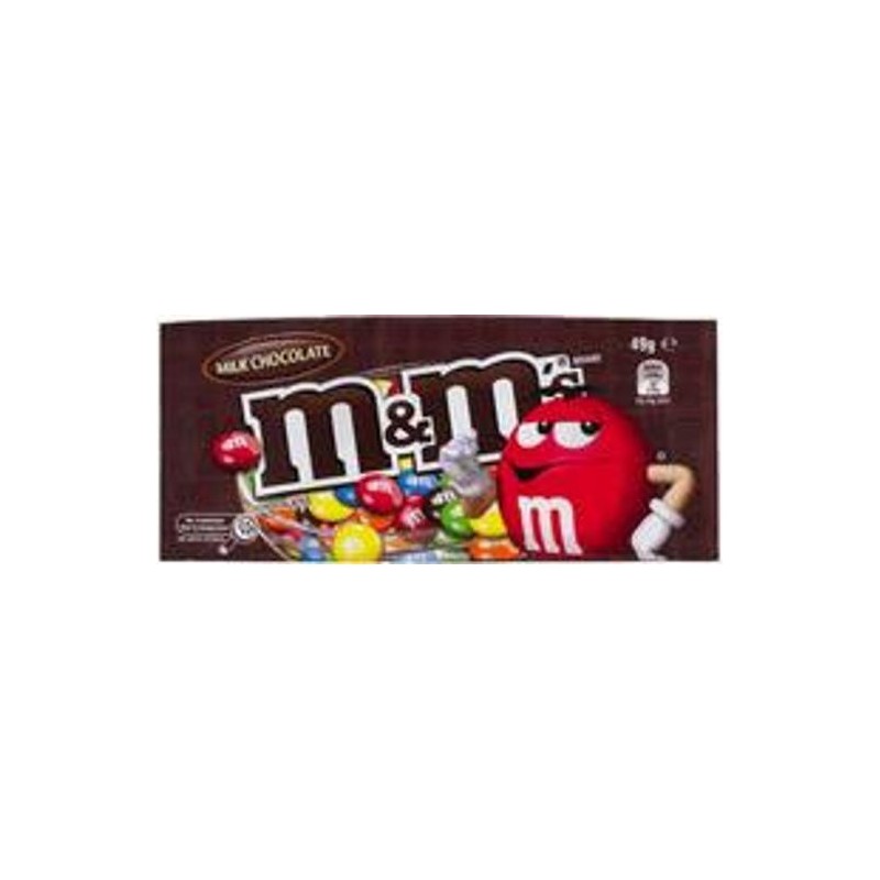 M&Ms PLAIN MILK CHOC 49GM M&Ms PLAIN MILK CHOC 49GM