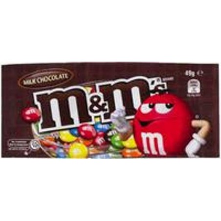 M&Ms PLAIN MILK CHOC 49GM