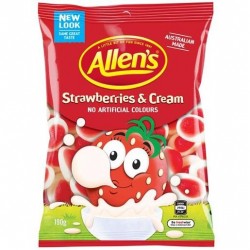 ALLENS STRAWBERRIES & CREAM 190GM