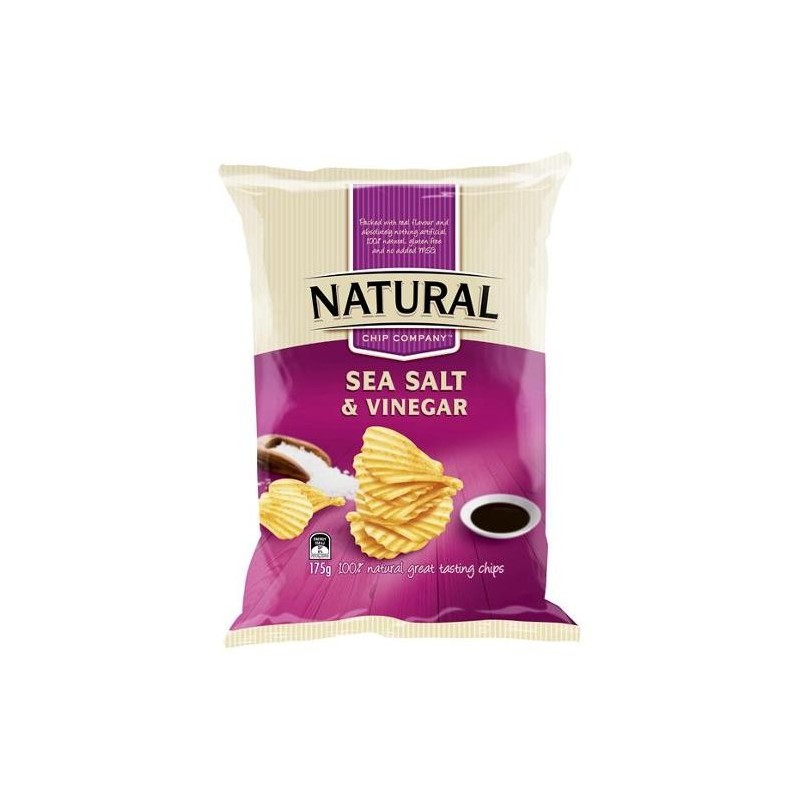 SEA SALT AND VINEGAR POTATO CHIPS 175GM SEA SALT AND VINEGAR POTATO CHIPS 175GM