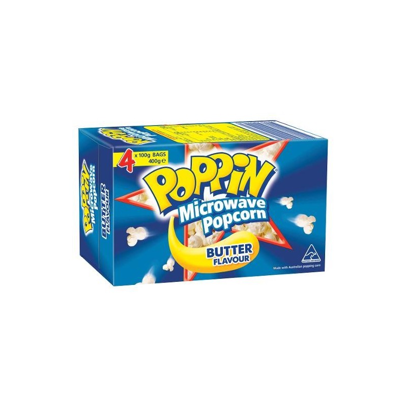 BUTTER MICROWAVE POPCORN 400GM BUTTER MICROWAVE POPCORN 400GM