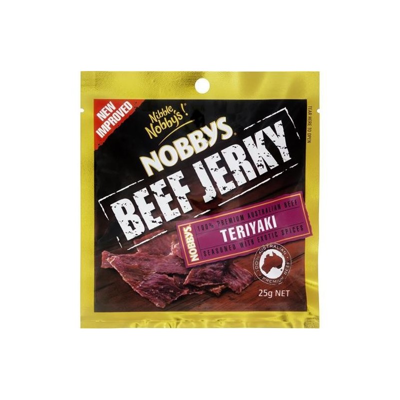 TERIYAKI BEEF JERKY 25GM TERIYAKI BEEF JERKY 25GM
