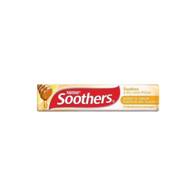 SOOTHERS HONEY LEMON 10'S SOOTHERS HONEY LEMON 10'S