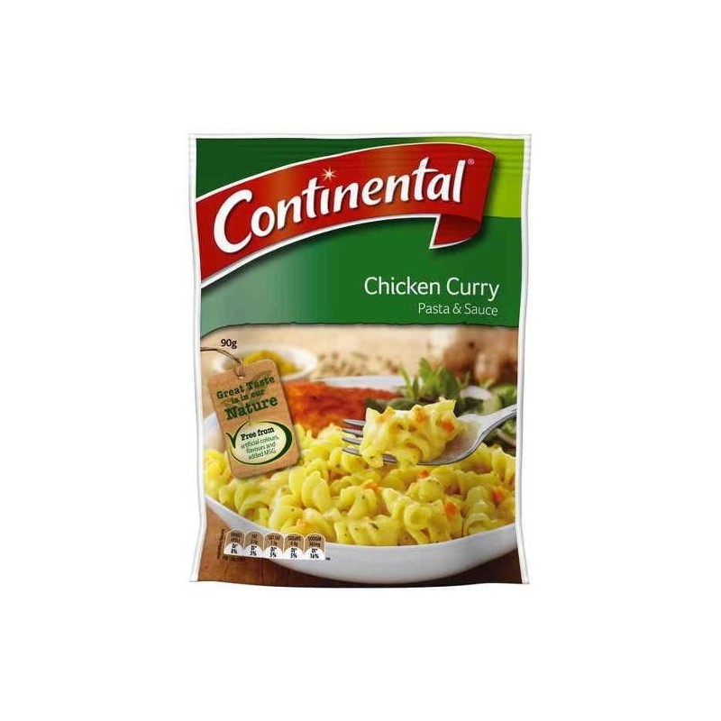 CHICKEN CURRY PASTA & SAUCE 90GM CHICKEN CURRY PASTA & SAUCE 90GM