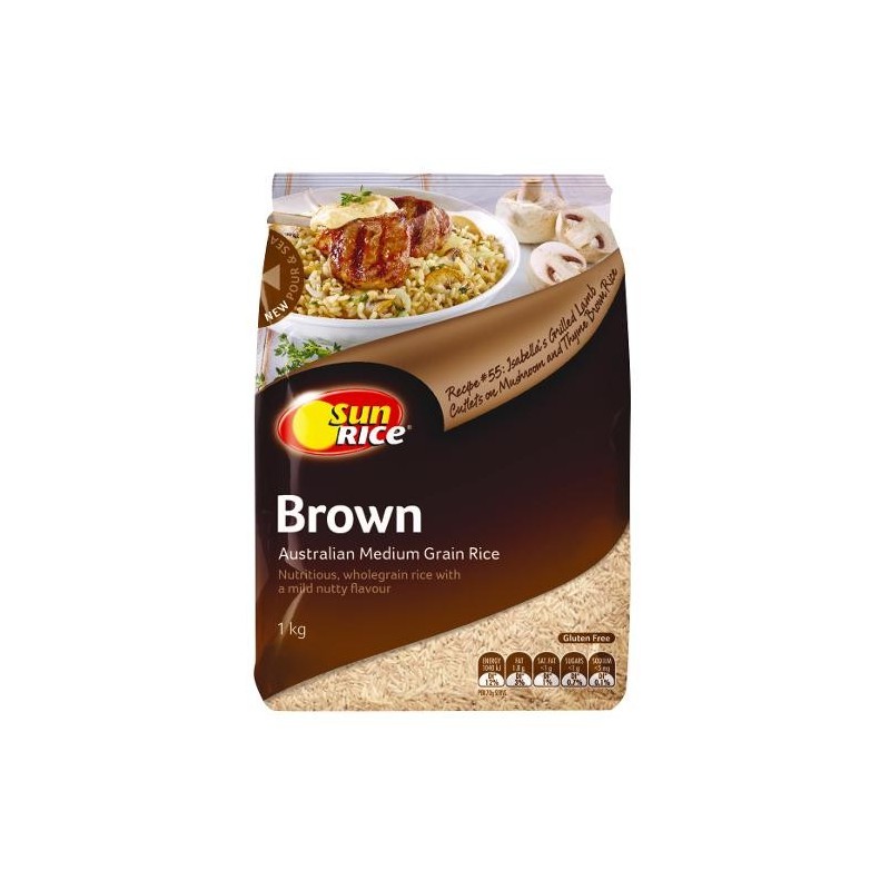 MEDIUM GRAIN BROWN RICE 1KG MEDIUM GRAIN BROWN RICE 1KG