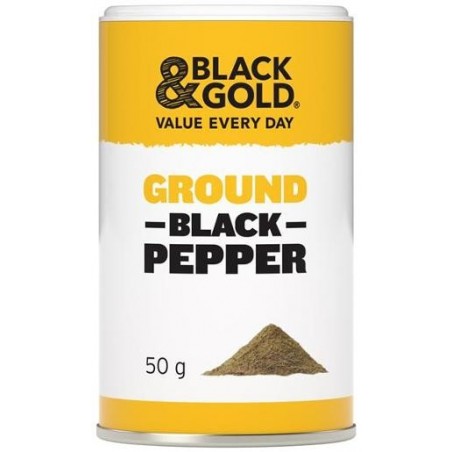 GROUND BLACK PEPPER 50GM