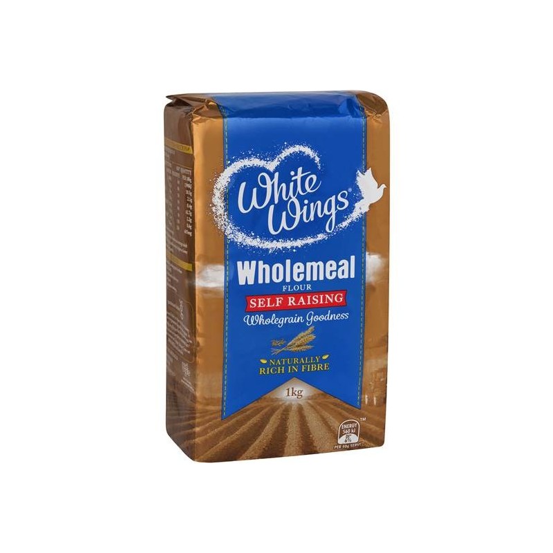 WHOLEMEAL SELF RAISING FLOUR 1KG WHOLEMEAL SELF RAISING FLOUR 1KG