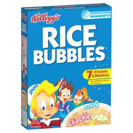 RICE BUBBLES 410GM