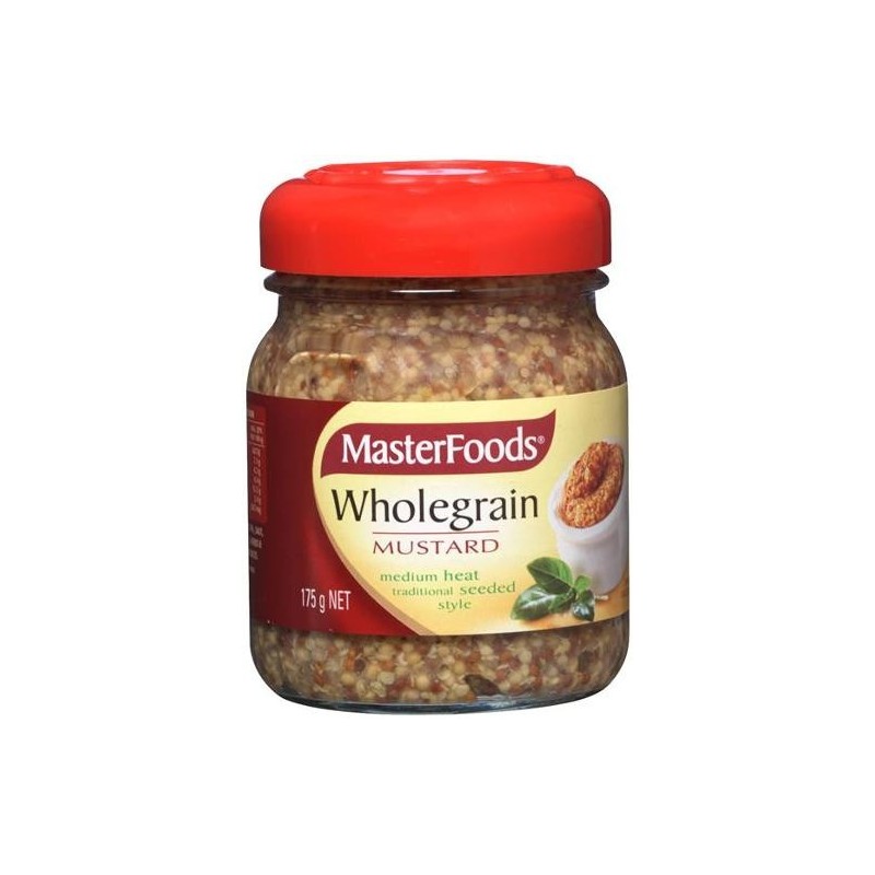 WHOLEGRAIN MUSTARD 175GM WHOLEGRAIN MUSTARD 175GM