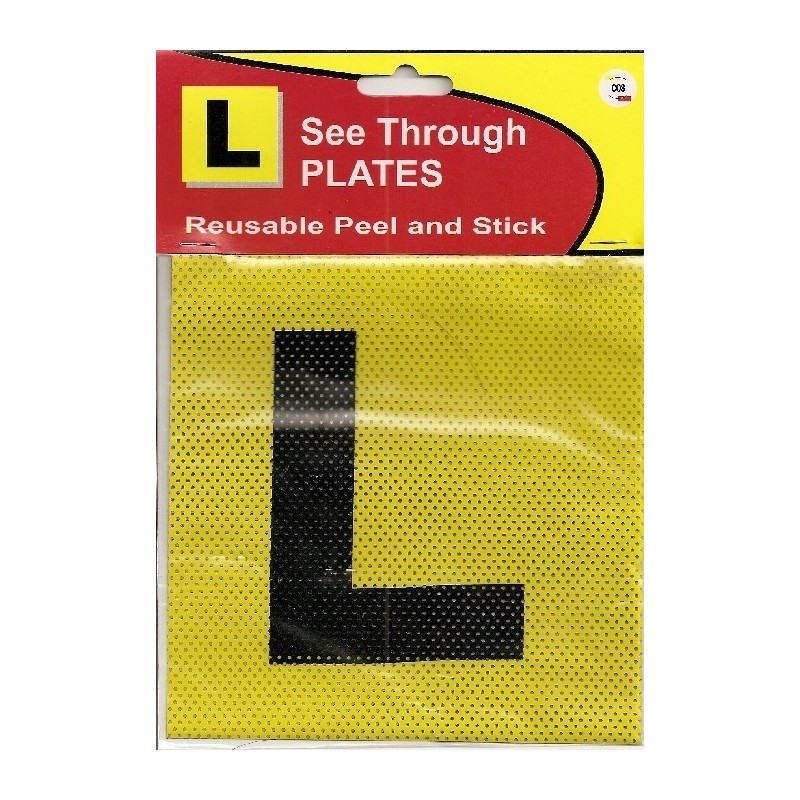 SEE THRU L PLATE 1EA SEE THRU L PLATE 1EA