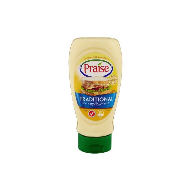 TRADITIONAL MAYONNAISE SQUEEZE 490GM TRADITIONAL MAYONNAISE SQUEEZE 490GM