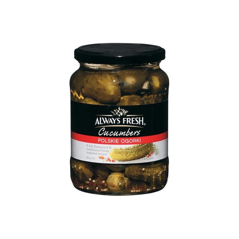 CUCUMBERS POLSKIE OGORKI 680GM CUCUMBERS POLSKIE OGORKI 680GM