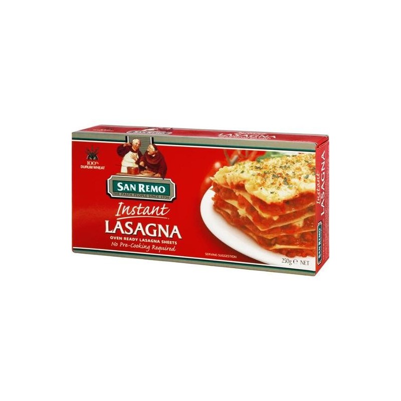 INSTANT LASAGNA 250g INSTANT LASAGNA 250g