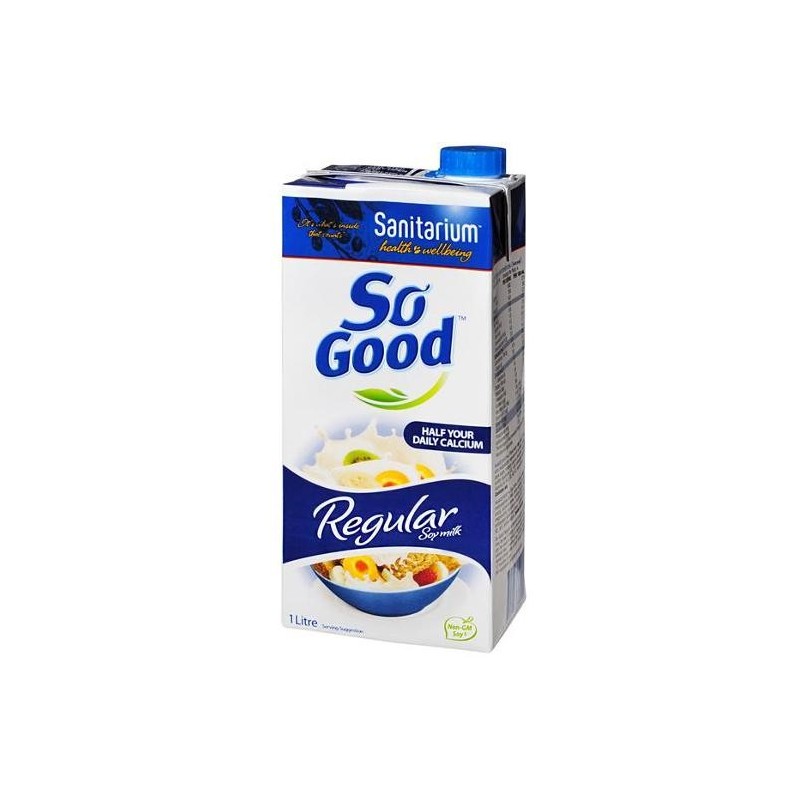 SO GOOD REGULAR DAIRY SUBSTITUTE UHT 1L SO GOOD REGULAR DAIRY SUBSTITUTE UHT 1L