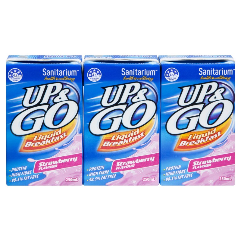 STRAWBERRY UP & GO 250ml 6 PACK STRAWBERRY UP & GO 250ml 6 PACK