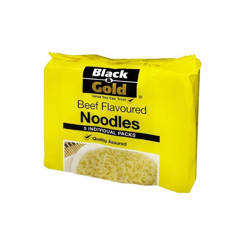BEEF FLAVOURED NOODLES 5 PACK 85GM BEEF FLAVOURED NOODLES 5 PACK 85GM