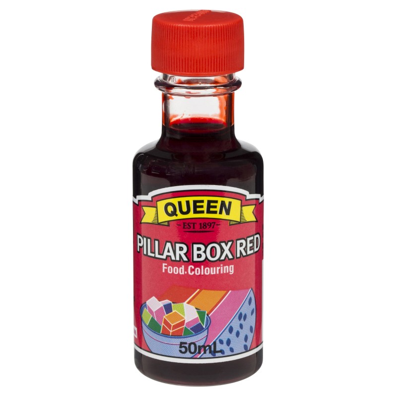 PILLAR BOX RED FOOD COLOURING 50ml PILLAR BOX RED FOOD COLOURING 50ml