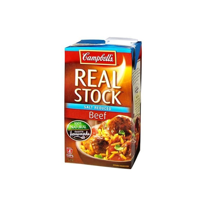 BEEF STOCK SALT REDUCED 1L BEEF STOCK SALT REDUCED 1L