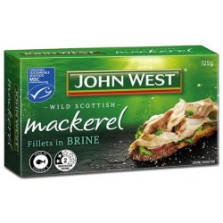 MACKEREL FILLET IN BRINE 125GM