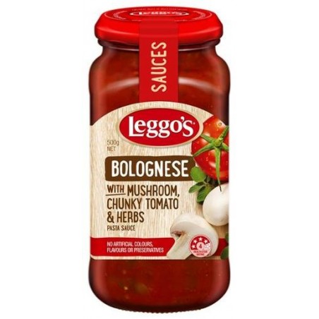 BOLOGNESE & MUSHROOM PASTA SAUCE 500GM