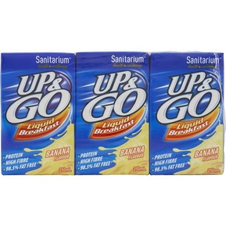 BANANA UP&GO LIQUID BREAKFAST 3 PACK 3X250ML