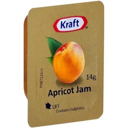 APRICOT JAM PORTIONS 75X14GM