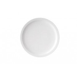 WHITE ROUND MELAMINE PLATE 226MM