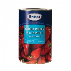 RED ROASTED WHOLE PEPPERS 4.1KG