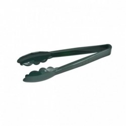 POLYCARBONATE PLASTIC TONGS GREEN 230MM