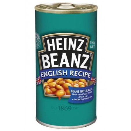 BAKED BEANS  ENGLISH RECIPE 555GM