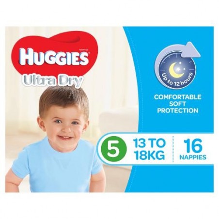 WALKER NAPPIES BOYS 13-18KG 16PK