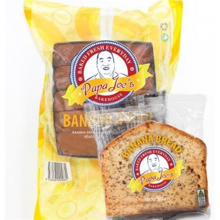 INDIVIDUALLY WRAPPED BANANA BREAD SLICED 40X100GM