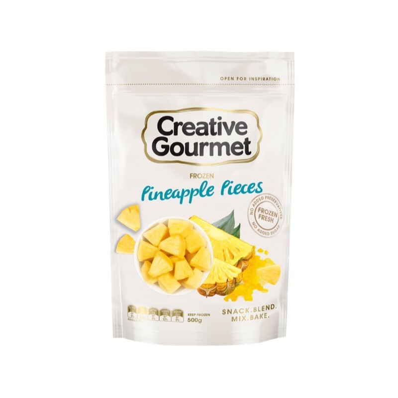 FROZEN PINEAPPLE PIECES 500GM