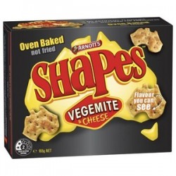 SHAPES VEGEMITE AND CHEESE 165GM