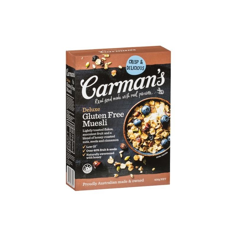 DELUXE GLUTEN FREE MUESLI 500GM DELUXE GLUTEN FREE MUESLI 500GM