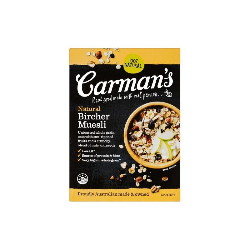 NATURAL BIRCHER MUESLI 500GM NATURAL BIRCHER MUESLI 500GM