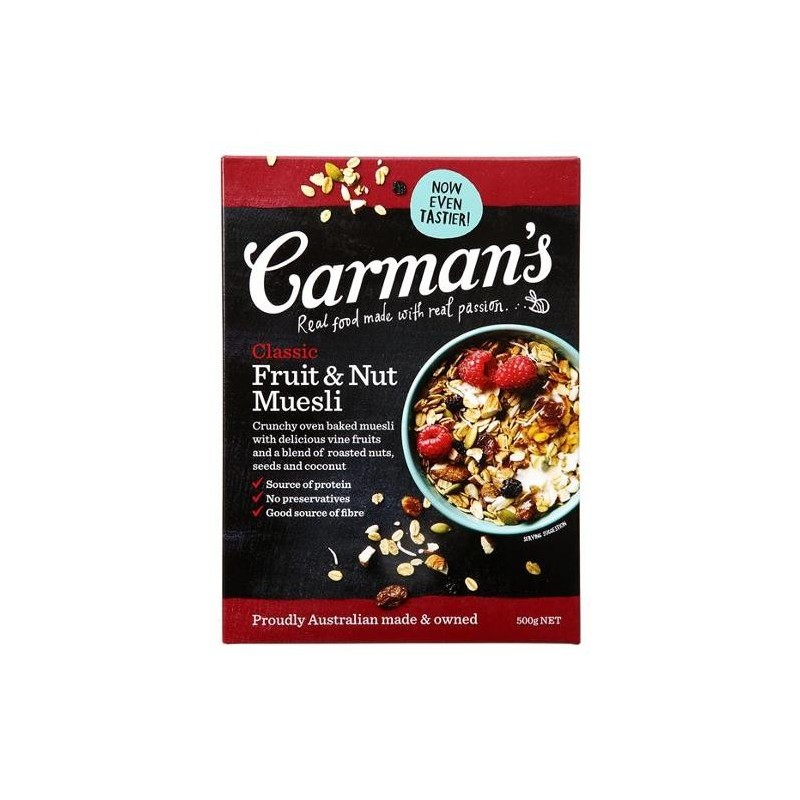 CLASSIC FRUIT AND NUT MUESLI 500GM CLASSIC FRUIT AND NUT MUESLI 500GM