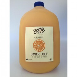 FRESH ORANGE JUICE PULP FREE 4LT