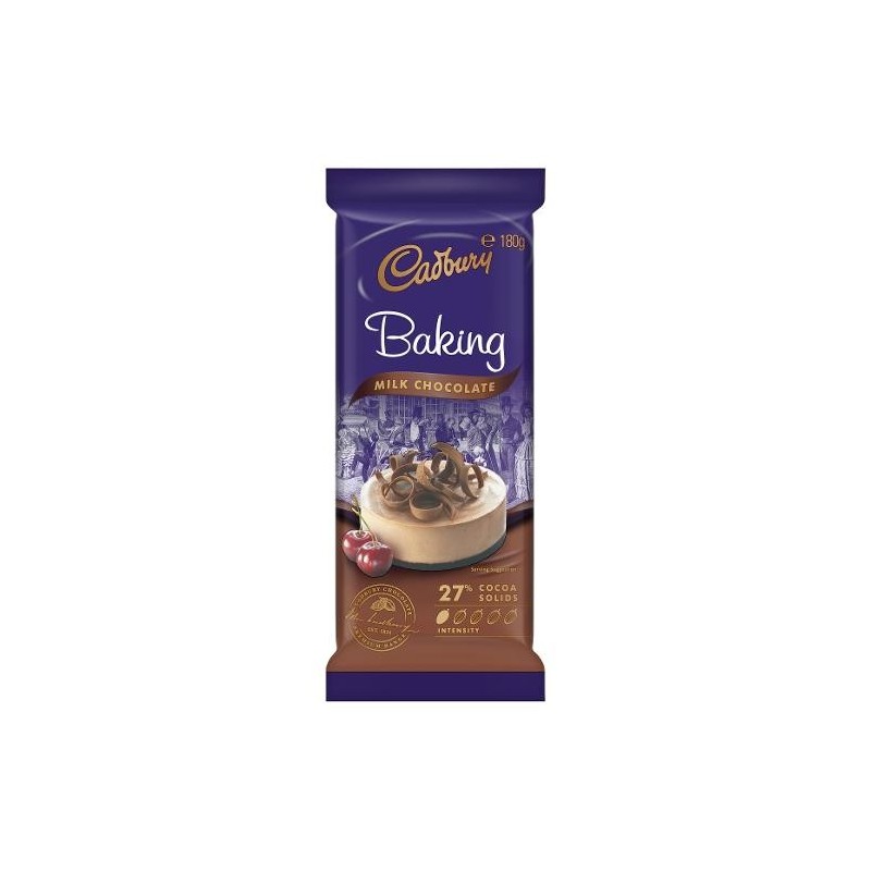 MILK BAKING CHOCOLATE 180GM