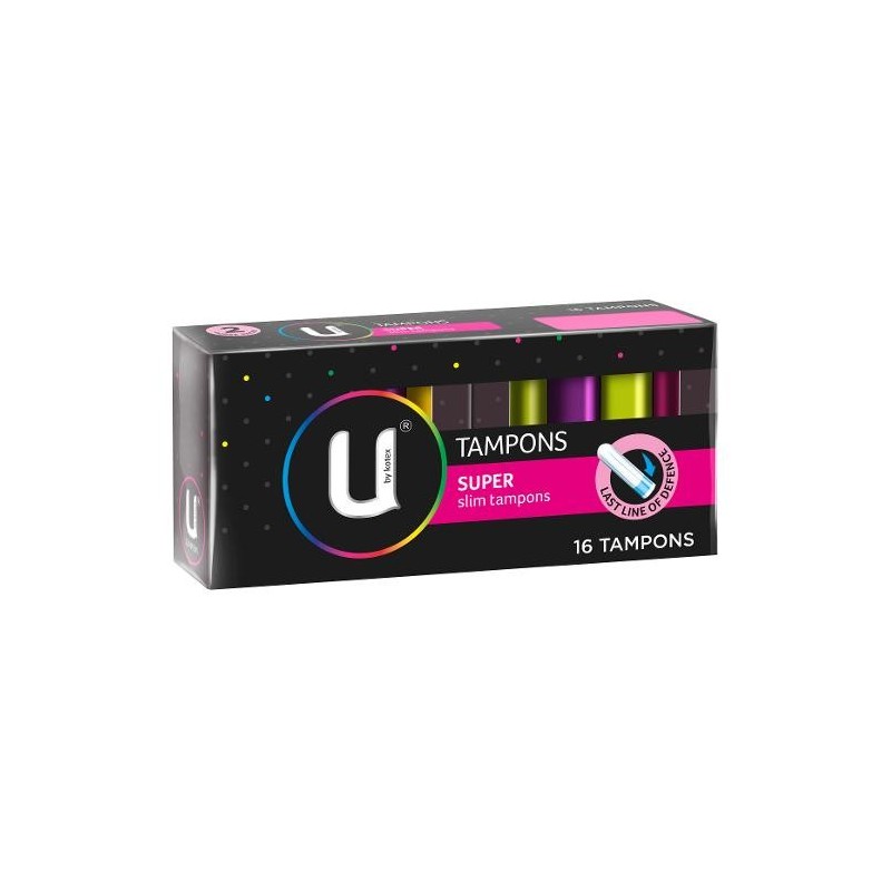 U BY KOTEX TAMPON SUPER 16S U BY KOTEX TAMPON SUPER 16S