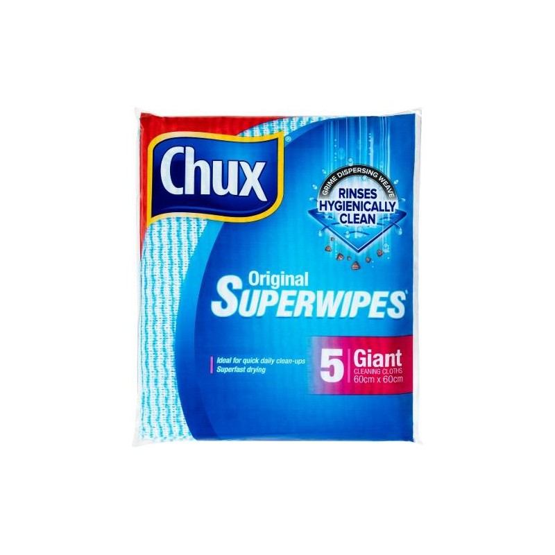 SUPERWIPES GIANT CLOTHS 5S SUPERWIPES GIANT CLOTHS 5S
