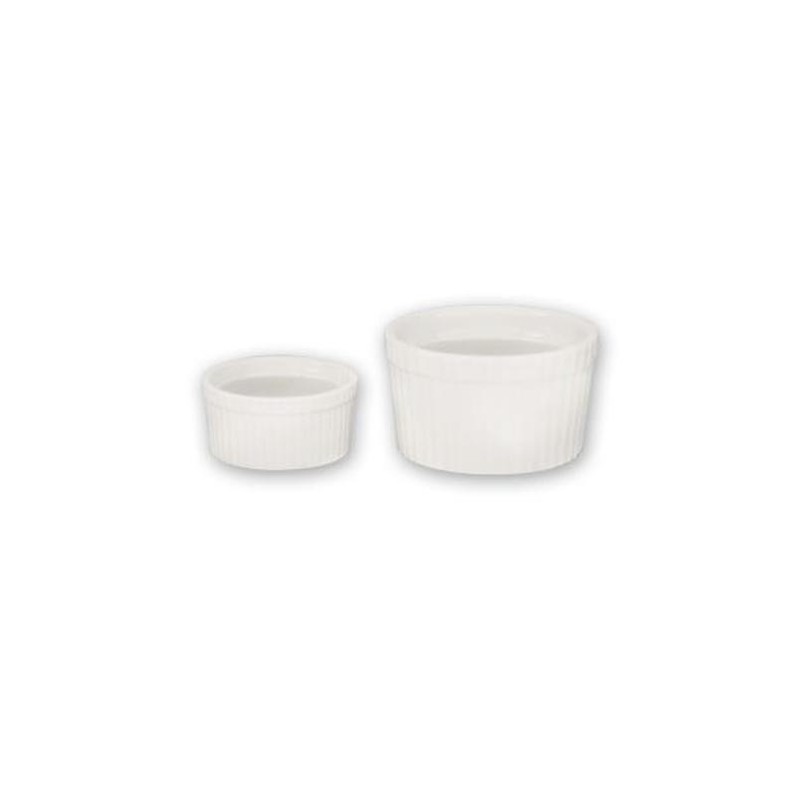 SOUFFLE DISH WHTE 80MM C970008 SOUFFLE DISH WHTE 80MM C970008