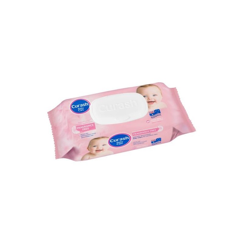 FRAGRANCE FREE BABY WIPES 80S